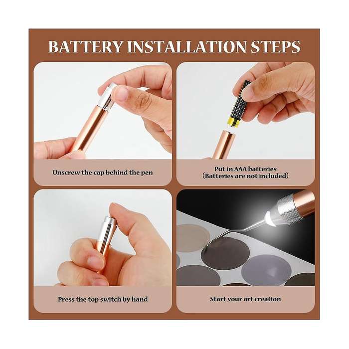 2pcs Led Weeding Tools for Vinyl: Lighted Weeding Pen with Pin & Hook for Removing Tiny Vinyl Paper