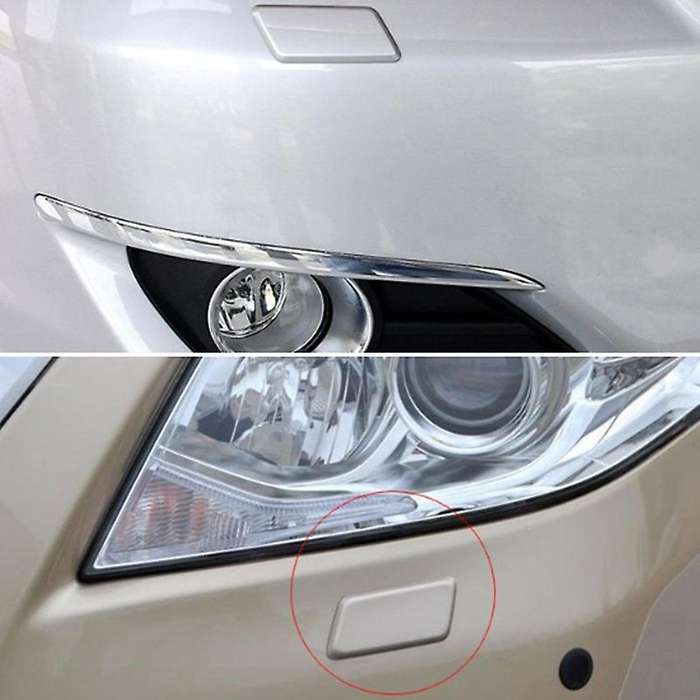 2Pcs Left Right Headlight Washer Nozzle Cover Compatible ACV40 2006-2009 85382-06020 85381-06050