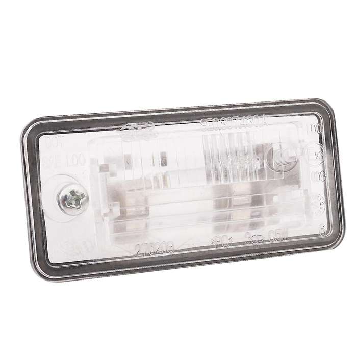 2Pcs License Plate Light Lamp Lens 8E0807430A 8E0807430B for A3 A4 S4 B6 B7 A6/S6