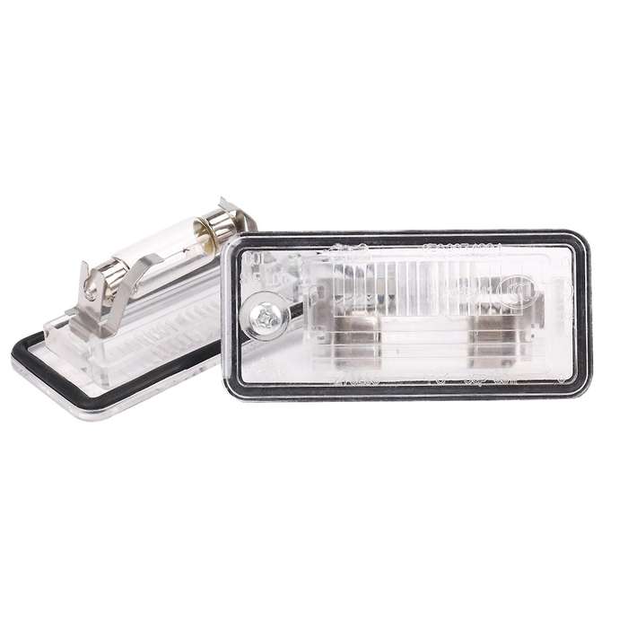 2Pcs License Plate Light Lamp Lens 8E0807430A 8E0807430B for A3 A4 S4 B6 B7 A6/S6