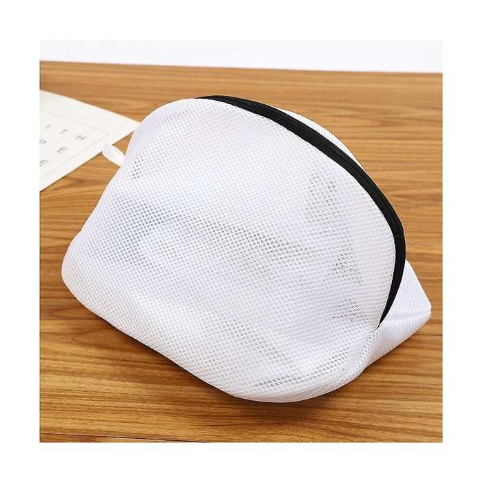 2Pcs Mesh Laundry Bag for Trainers/Shoes Boot with Zips for Washing Machines Travel Clothes Organize