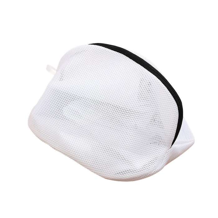 2Pcs Mesh Laundry Bag for Trainers/Shoes Boot with Zips for Washing Machines Travel Clothes Organize