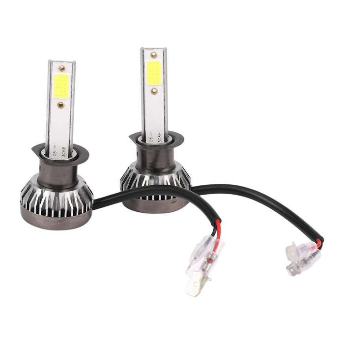2Pcs Mini 1400W LED Headlight Bulbs Conversion Kit FOG Driving Light Hi-Low Lamps DRL 6000K White-Pl
