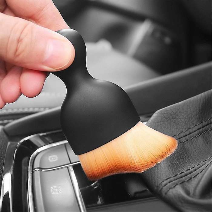 2PCS Mini Cleaning Brush Home Kitchen Window Brush Short Car Cleaning Brush Air Conditioning Home C