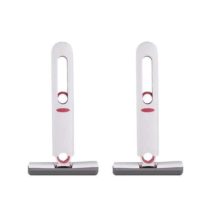 2pcs Mini Squeeze Mop Portable Cleaning Mop Handheld Desk Bathroom Car Window Glass Sponge Cleaner