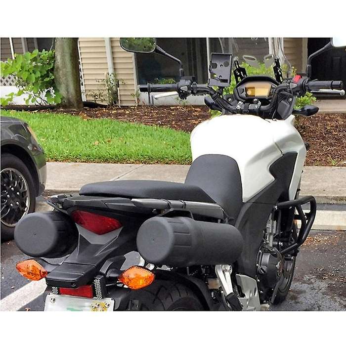 2Pcs Motorcycle Accessories Waterproof Tool Tube Gloves Raincoat Storage Box Universal for 84mm