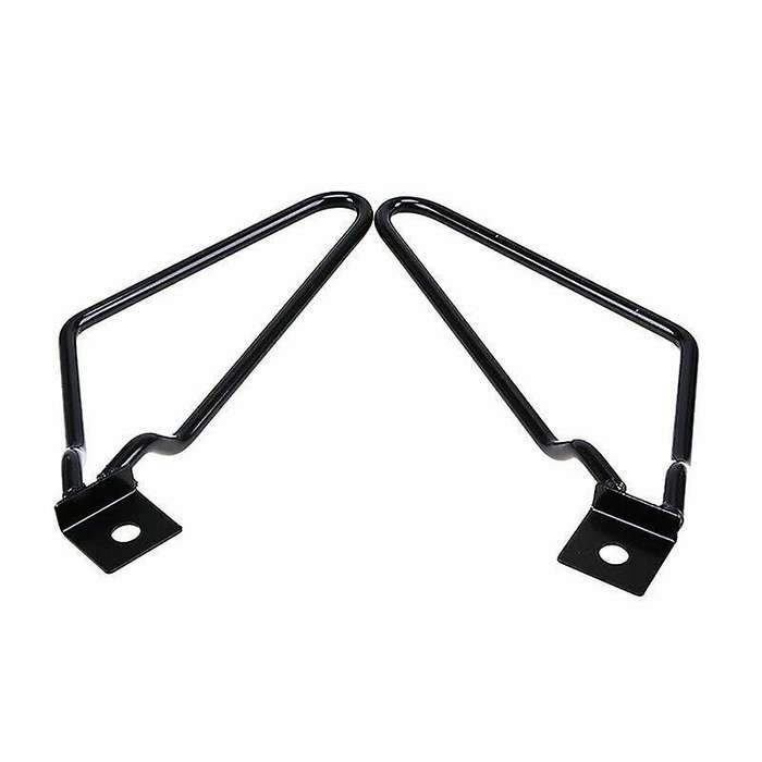 2pcs Motorcycle Black Saddle Bag Support Rod Mounting Bracket for Harley Sportster Xl 883 1200trave