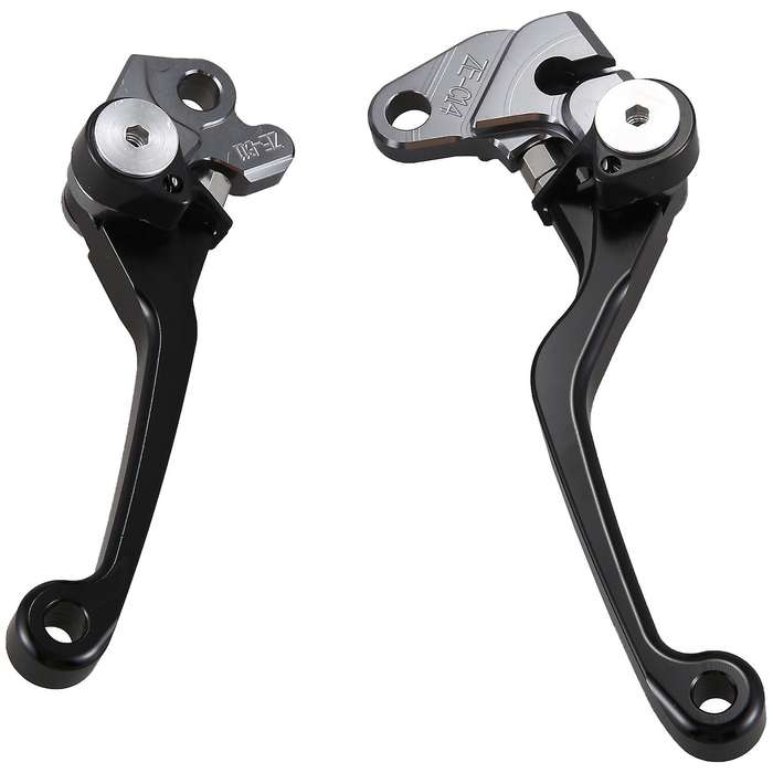 2Pcs Motorcycle Brake Lever Handle CNC Motorcycle Clutch Brake Lever Handle Black for RM125 RM250
