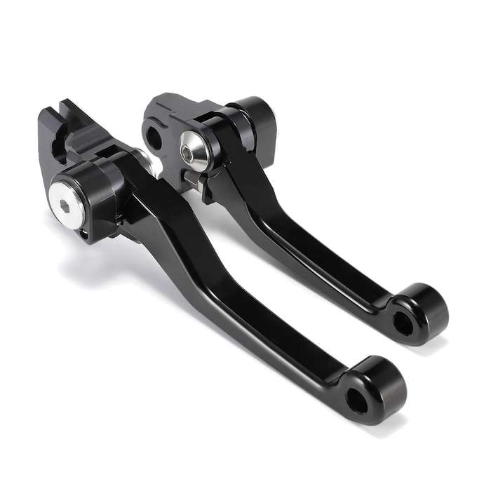2Pcs Motorcycle Brake Lever Handle CNC Motorcycle Clutch Brake Lever Handle Black for CRF250L CRF250