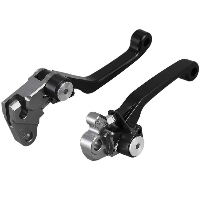 2Pcs Motorcycle Brake Lever Handle CNC Motorcycle Clutch Brake Lever Handle Black for WR250F WR450F