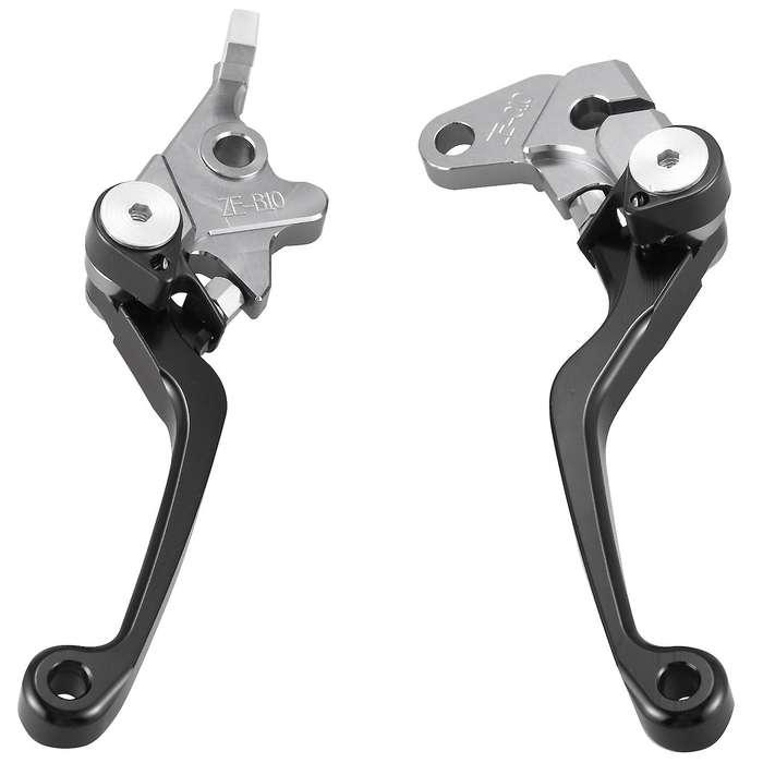 2Pcs Motorcycle Brake Lever Handle CNC Motorcycle Clutch Brake Lever Handle Black for DRZ400S DRZ400