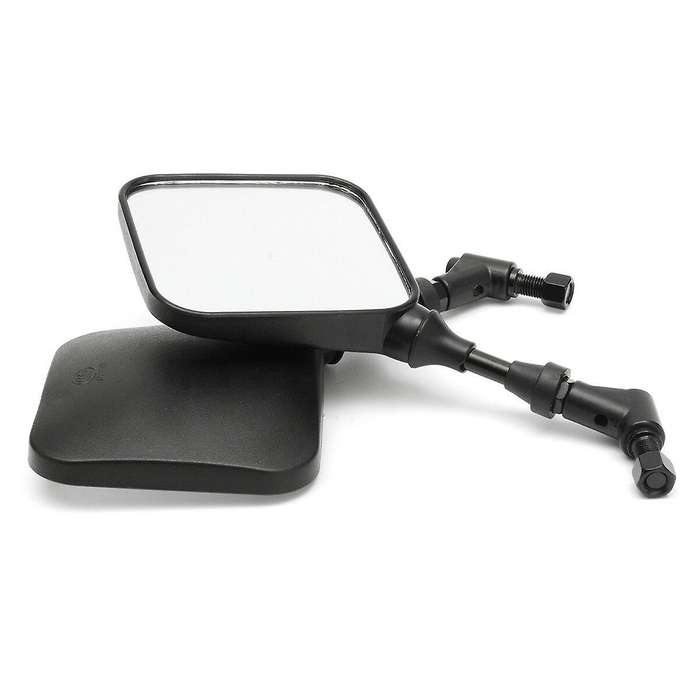 2pcs Motorcycle Rear View Mirror Black for Suzuki Dr 200 250 Dr350 Drz 400 Dr650