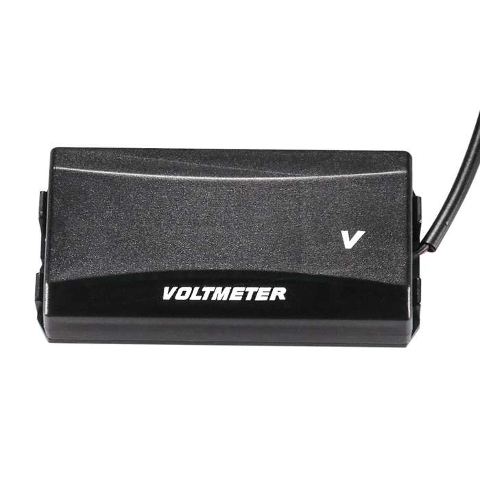 2Pcs Motorcycle Mini LED Display Digital Voltmeter Meter Voltage Tester Reverse Connection Protectio