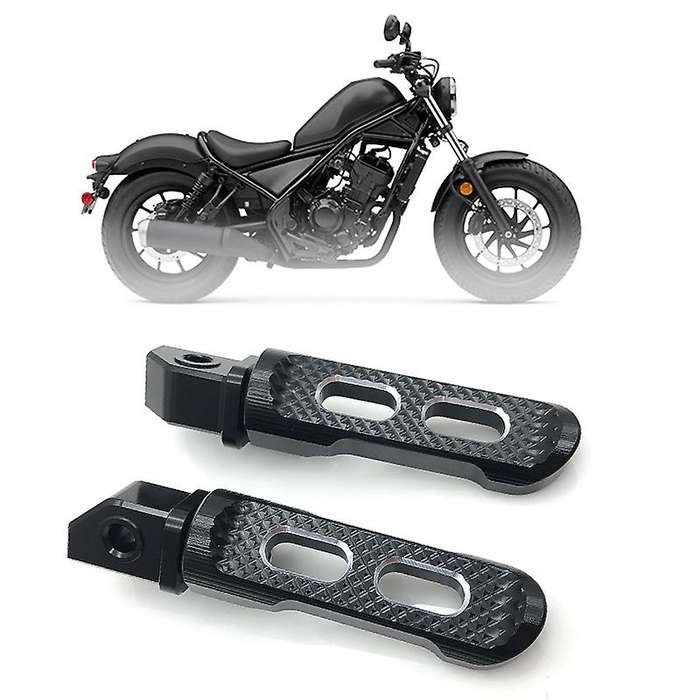 2Pcs Motorcycle Rear Passenger Foot Pegs Pedals Footrest for CMX300 500 REBEL 2017-2021