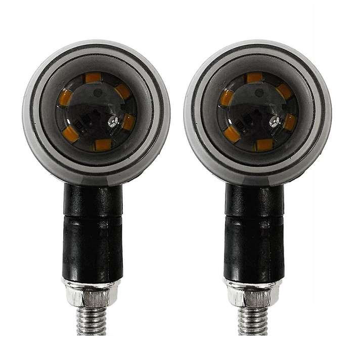 2PCS Motorcycle Turn Signals 15LED Motorcycle Blinkers Indicators for Motorbike Scooter Motorcycle A