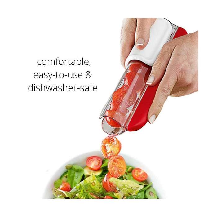 2pcs Multi-function Tomato Slicer Grape Cutter Small Fruit Cutter Grape Kitchen Accessories Cake De