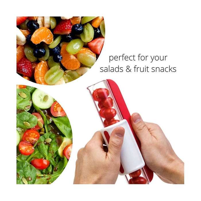 2pcs Multi-function Tomato Slicer Grape Cutter Small Fruit Cutter Grape Kitchen Accessories Cake De