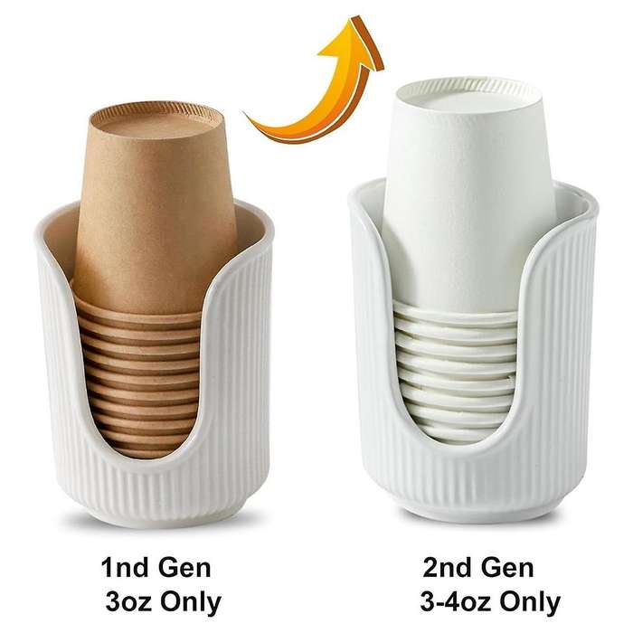 2pcs Paper Cup Holder, Disposable Cup Holder, Desktop Cup Holder, Multifunctional Cup Storage Rack