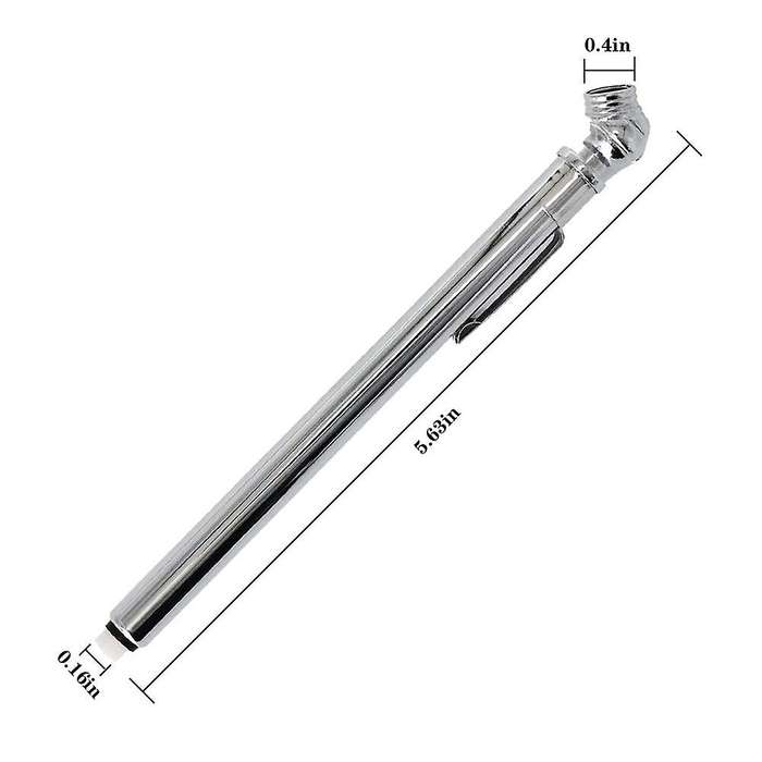 2Pcs Pencil Tire Pressure Gauge (10-50 PSI ) Manuel Tire Guage with 2Pcs Tire Tread Depth Gauge for