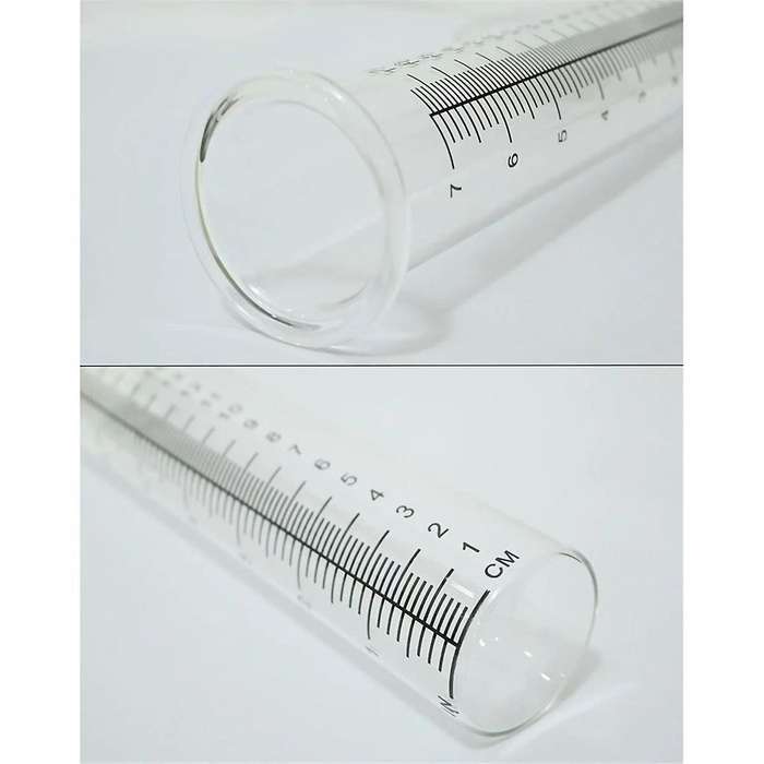 2pcs Plastic Rain Gauge Replacement Tube with 7 Inch Capacity Rain Water Gauge for Garden Yard Outdo