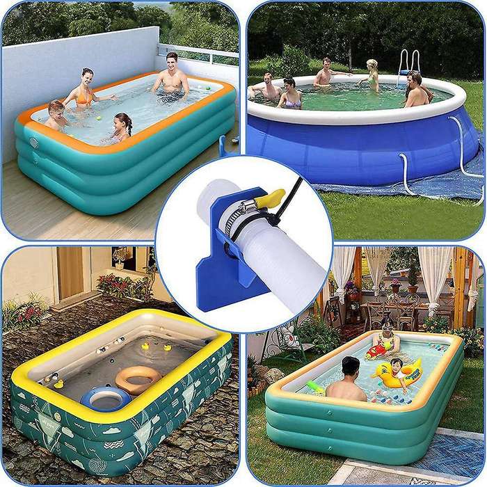 2pcs Pool Hose Holders with Stainless Steel ,above Ground Pool Accessories for Pipes Sagging Preven