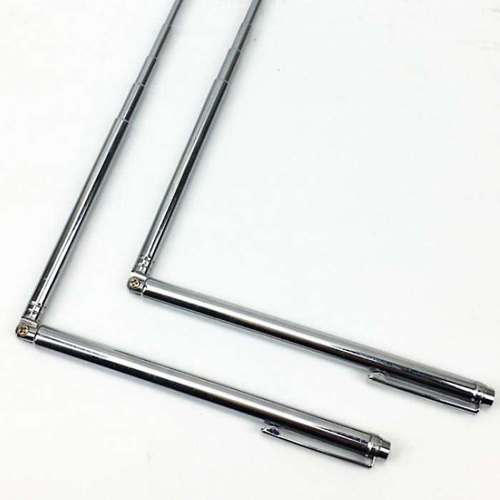 2PCS Portable Dowsing Rod Water Detector Tool Adjustable Rods Flexible Divining Water Spirit Ghost G