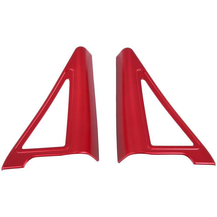 2PCS Rear Door Stereo Speaker Cover Trim Decor for 11Th 2022 2023 Red Interior Accessories