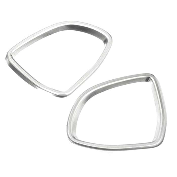 2PCS Rear View Mirror Frame Rearview Cover Trim Fit for - X5 X6 F15 F16 2014 2015 2016