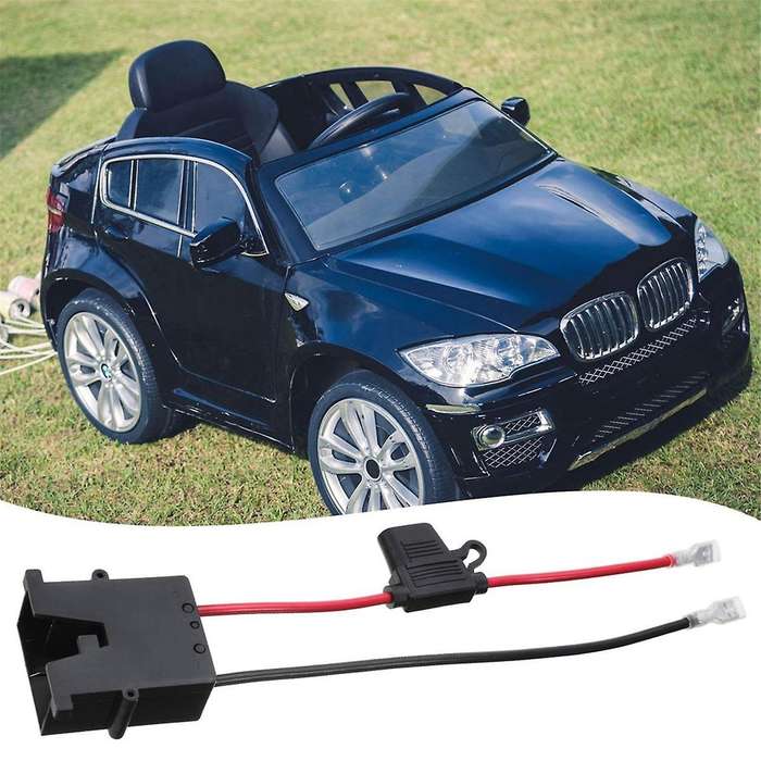 2Pcs Replacement 12 Volt Power Adapter Wiring Harness with 6Pcs Fuse,12V Battery Harness for Ride on