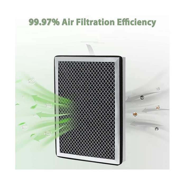 2pcs Replacement Filter for Ma-25 Air Purifier 3 In1 with Pre-filter H13 True Hepa Filter&activated
