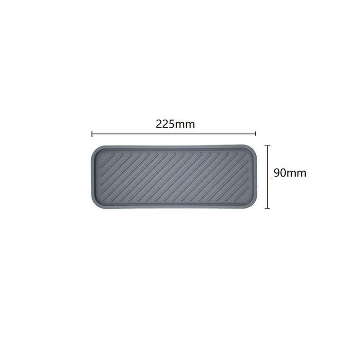 2pcs Silicone Drain Tray,sink Organiser,drain Tray for Sinks, Bathroom Organiser,kitchen Drain Pad