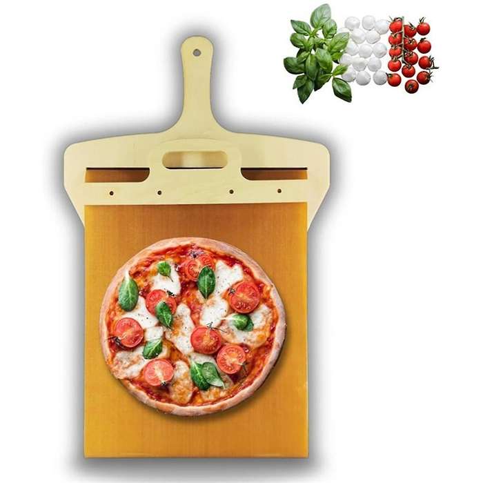 2pcs Sliding Pizza Peel-pala Pizza Scorrevole,sliding Pizza Shovel, Pizza Transfer Slider,pizza Peel