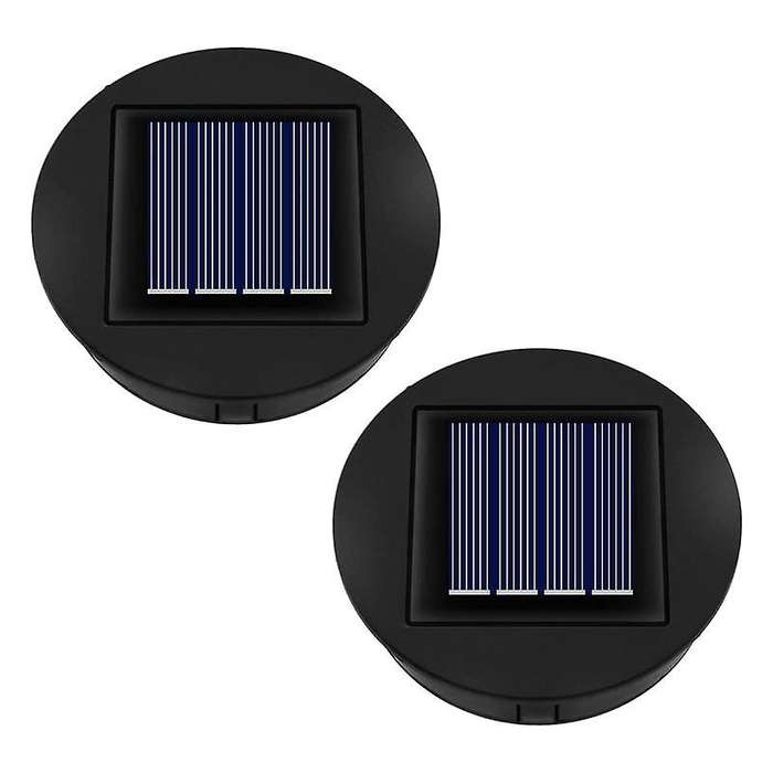 2PCS Solar Light Replacement Top Unit 8cm,Replacement Solar Panels,for Outside Garden Lantern Solar