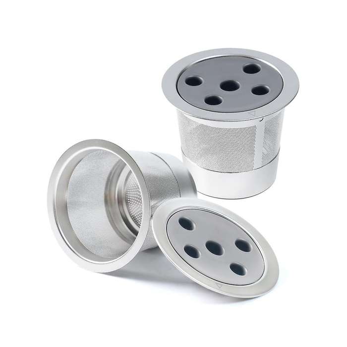 2pcs Stainless Steel Reusable K Cups for K , K Plus with Multistream Technology
