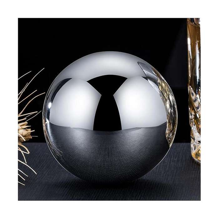 2pcs Stainless Steel Ice Cubes Quick-freeze Ice Balls Whiskey Round Kitchen Bar Utensils