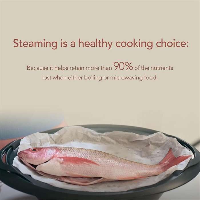 2PCS Steamer Pan for Varoma Pan Tray with Perforated Holes Steaming Dish for TM6 TM5 TM31