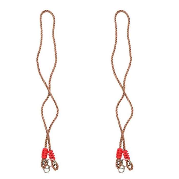 2Pcs Swing Hanging Straps Kit Adjustable Child Outdoor Toy Rope Swing Hangers Home Garden Park Hamm