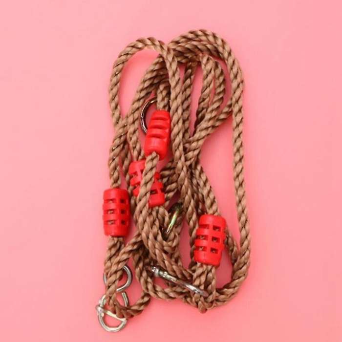2Pcs Swing Hanging Straps Kit Adjustable Child Outdoor Toy Rope Swing Hangers Home Garden Park Hamm