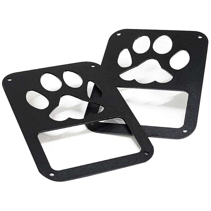 2Pcs Tail Light Cover Guard" Dog " for 2007-2018 Wrangler JK Unlimited Taillights- Pair