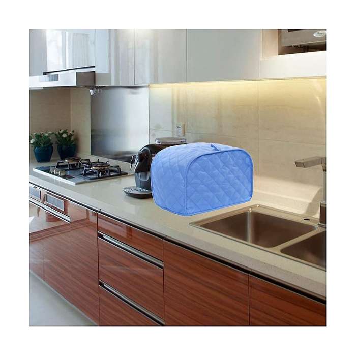 2pcs Toaster Cover-ups Case Striped Baking Machine Dust Cover Kitchen Bakeware Storage Bag Organize