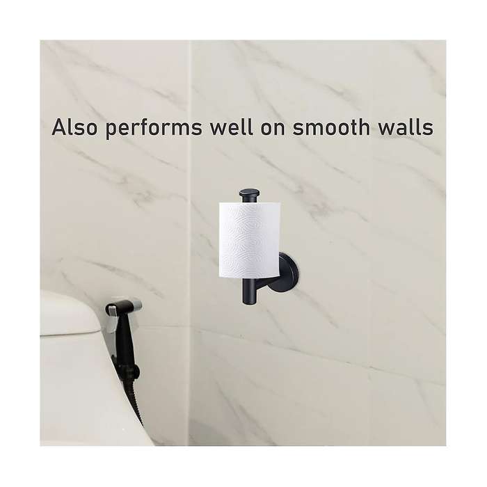 2pcs Toilet Paper Holder Bathroom Kitchen Washroom Wall Mount 304 Stainless Steel Brushed Drill Scr