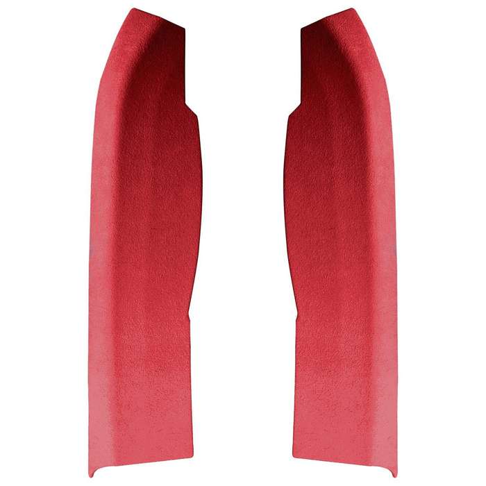 2Pcs Turn Fur Car Control Central Control Decoration ABS Cover Auto Sticker for BRZ 86 2013-2020 Red
