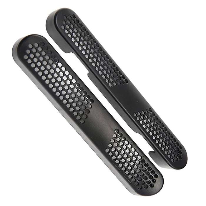 2Pcs Under Seat Auto Car Air Outlet Cover Protective Grille Conditioning Vent Dustproof Trim Interio