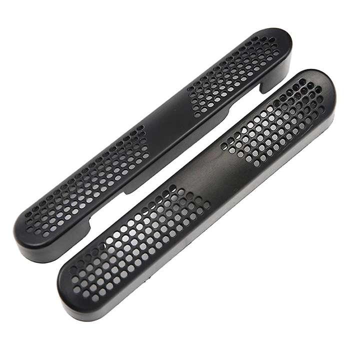 2Pcs Under Seat Auto Car Air Outlet Cover Protective Grille Conditioning Vent Dustproof Trim Interio