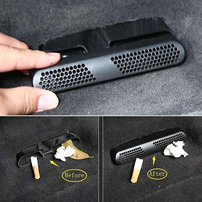 2Pcs Under Seat Auto Car Air Outlet Cover Protective Grille Conditioning Vent Dustproof Trim Interio