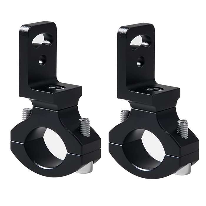 2PCS Universal Handlebar 22 25mm 7/8Inch Motorcycle Headlight Bracket Spotlight Holder Tube Clamp fo