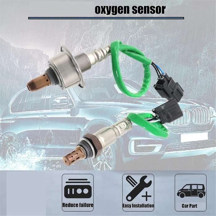 2pcs Up+downstream O2 Oxygen Sensor for Accord 2.4l Tsx 2.4l Exhaust Gas Oxygen Sensor 36531-r40-a01
