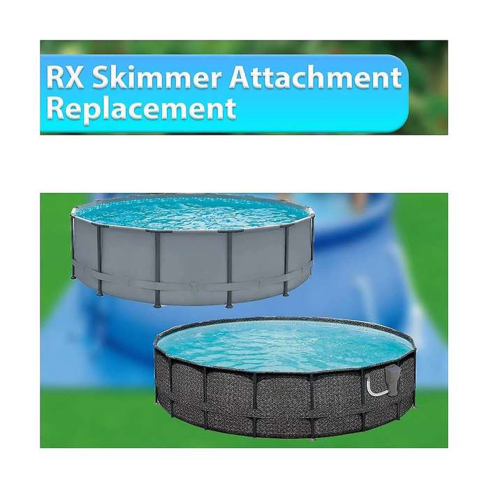 2PCS Vacuum Adapter RP/RX Skimmer Attachment for Above Ground Pools Spas Hot Tubs Swimming Pool Part