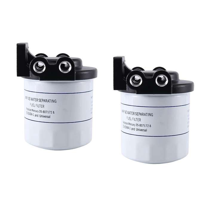 2pcs Water Separating Fuel Filter for Mercury 4.3 5.0 5.7 7.4 Water Seperating Filter 35-802893q01