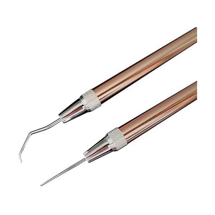 2pcs Weeding Tools for Vinyl - Vinyl Weeding Tool with Light, Weeding Pen Craft Tweezers for Cuttin